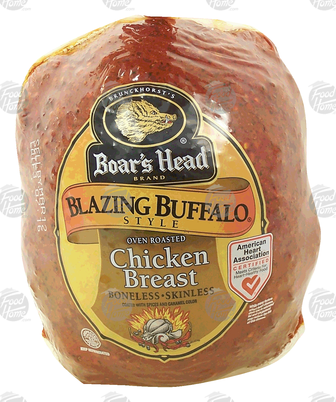 Boar's Head Brunckhorst's blazing buffalo sytle oven roasted chicken breast, boneless, skinless Full-Size Picture